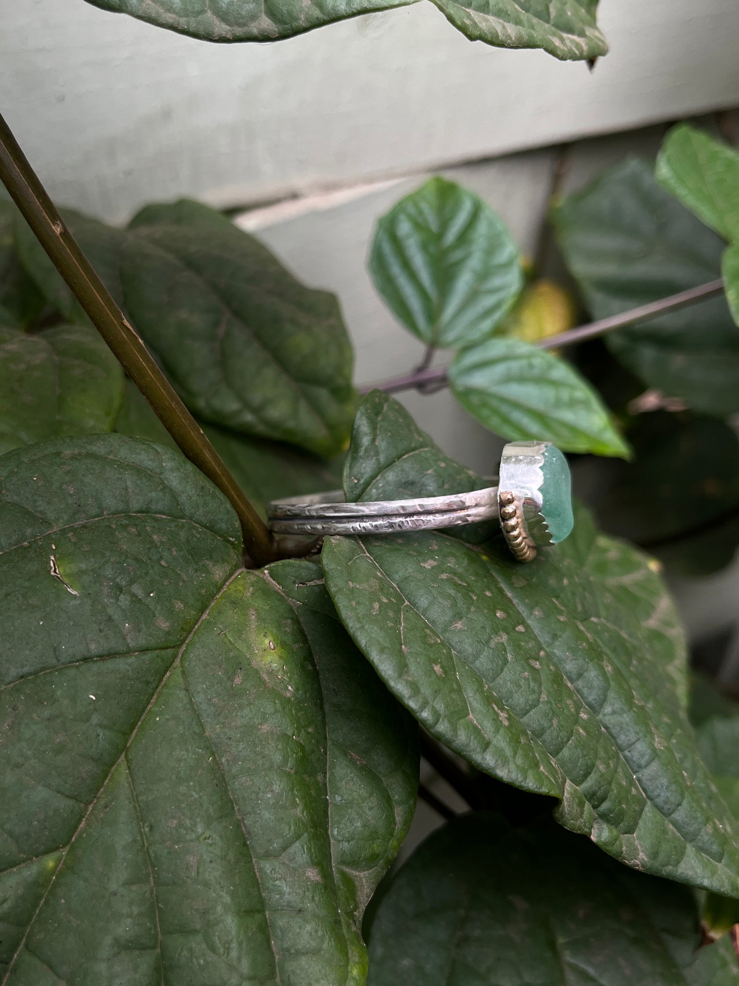 Bar Harbor, Maine Sea Glass Cuff