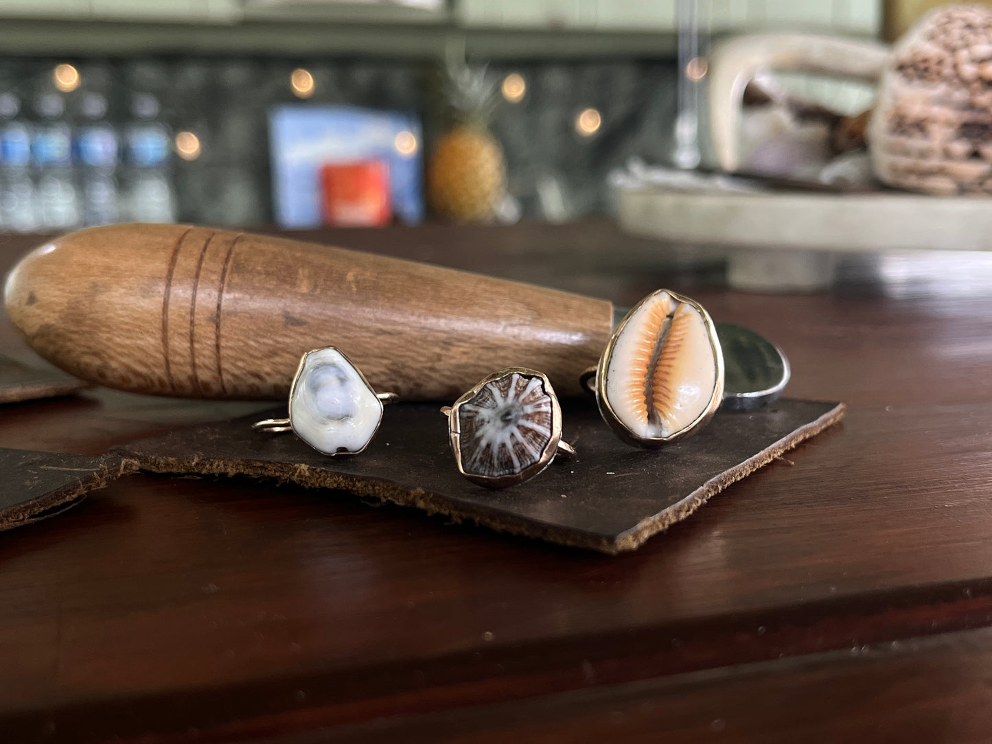 Hawaiian Opihi Shell Ring