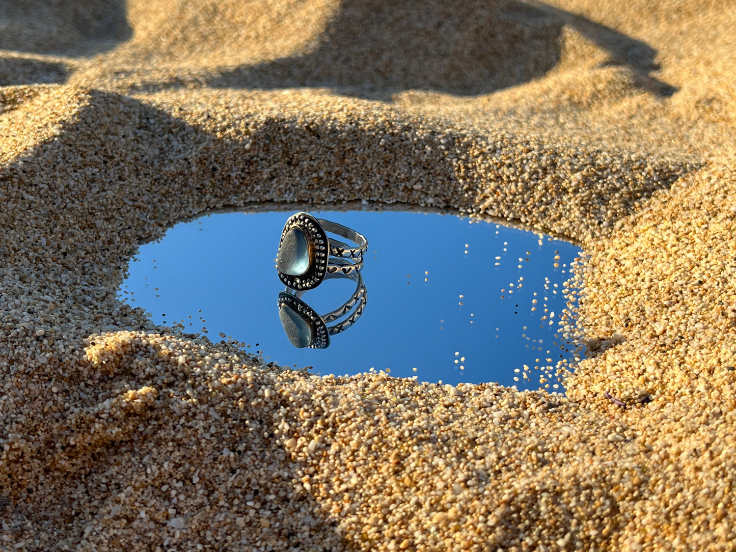 Periwinkle Mermaid Tear Ring