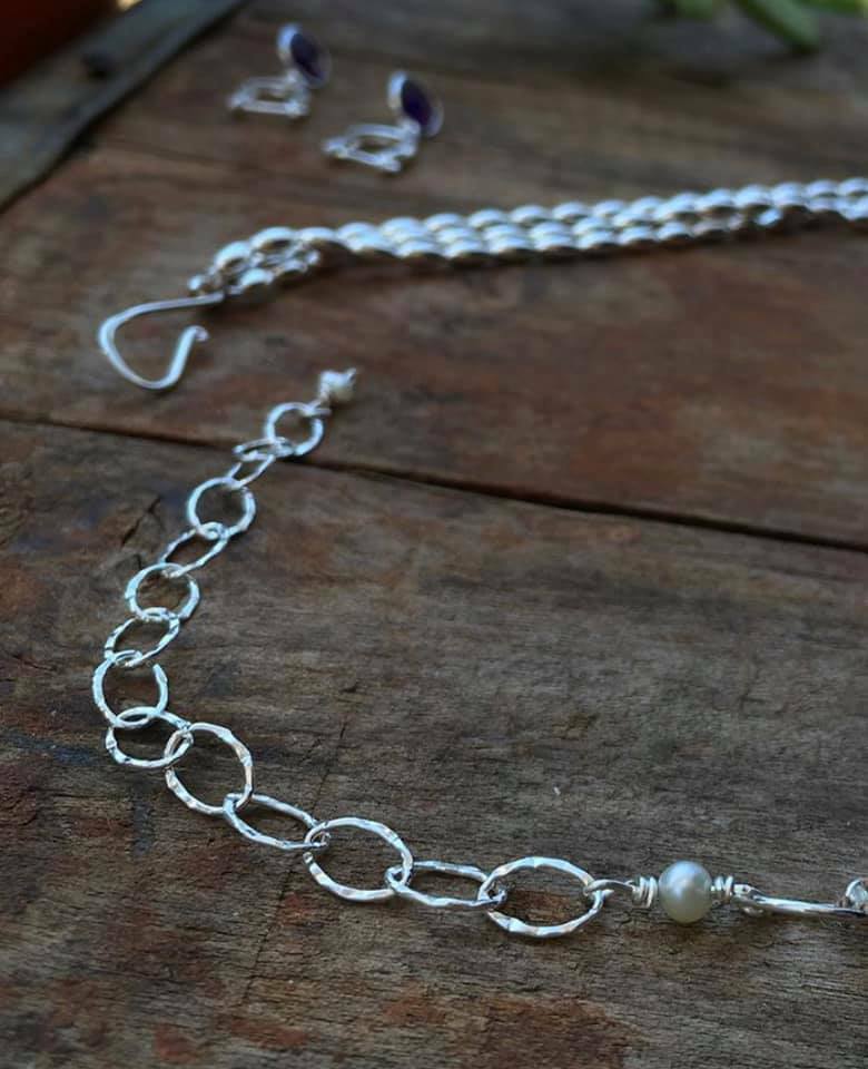 Charleston Rice Bead Necklace