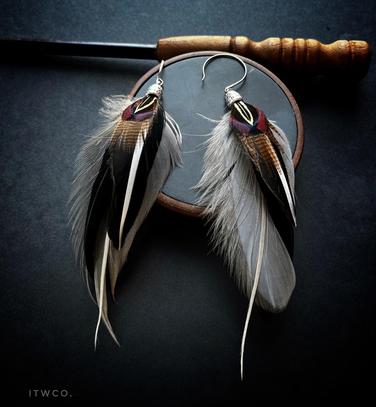 Amber Rose Statement Earrings MTO