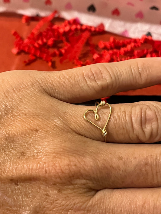 Wire Heart Ring