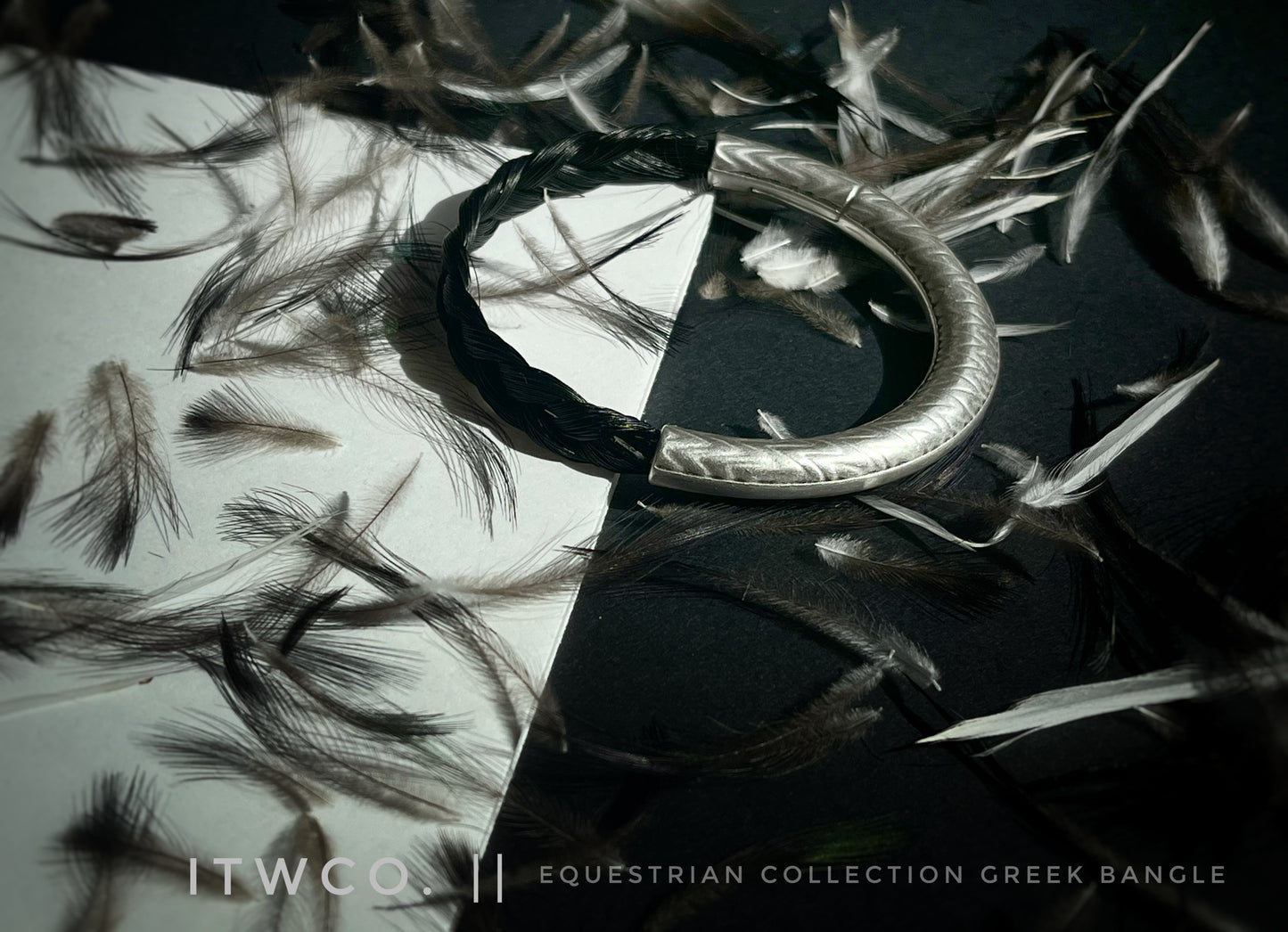 Greek Horsehair Tribute Bangle
