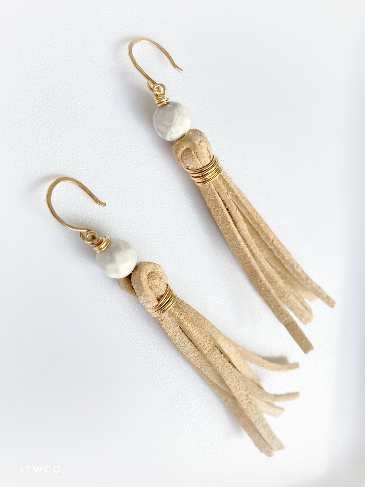 The Lilah Leather Earrings