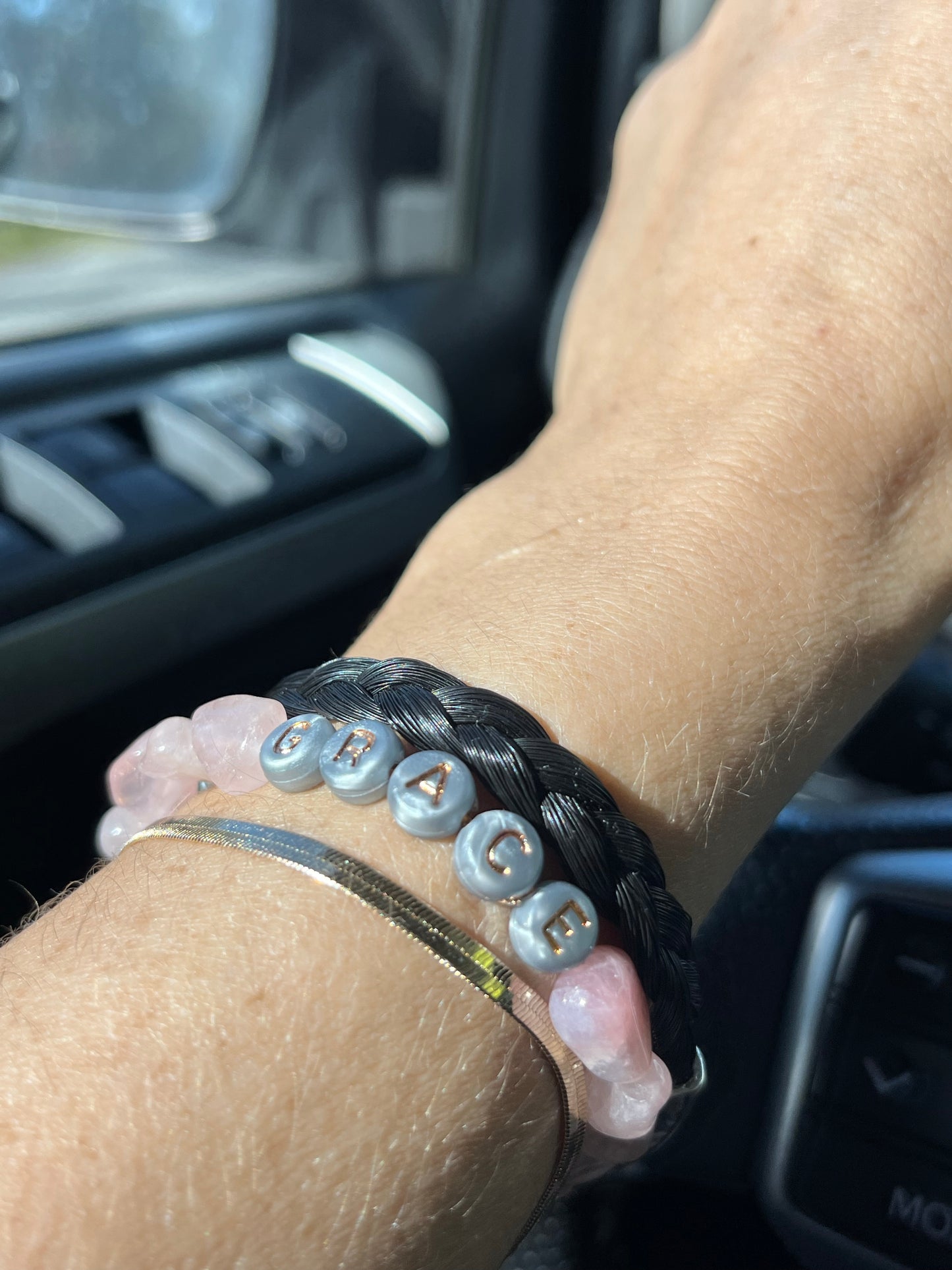 Greek Horsehair Tribute Bangle