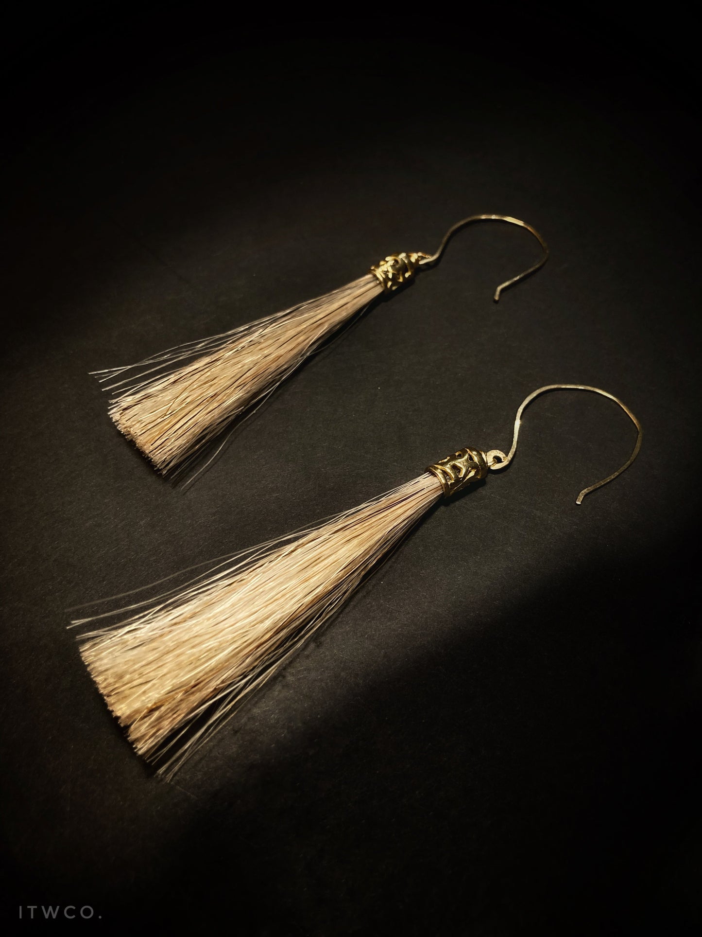 Josey Horsehair Tassel Earrings