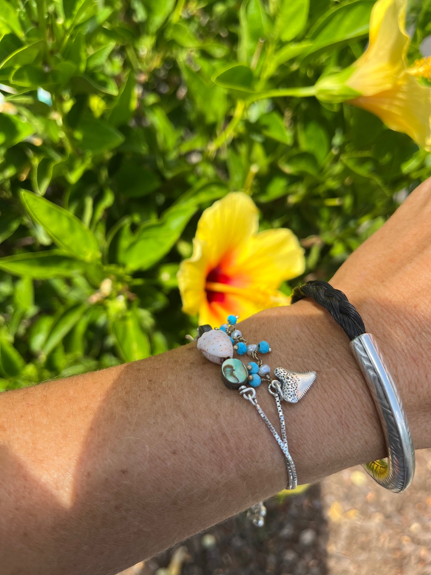 Greek Horsehair Tribute Bangle