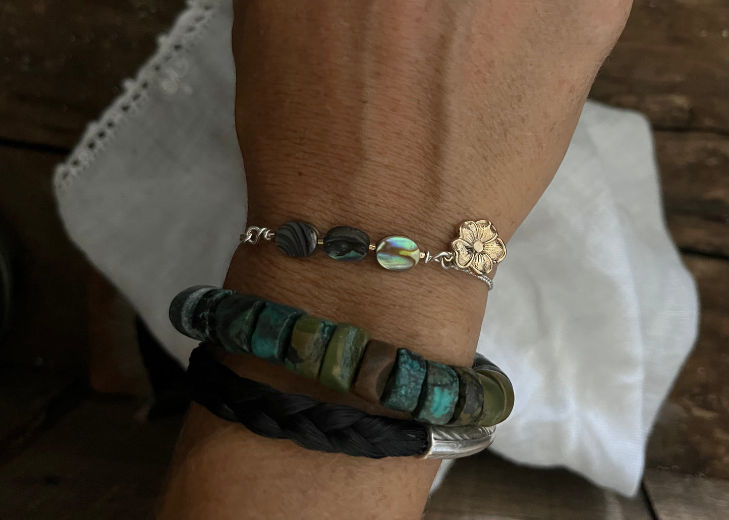 Greek Horsehair Tribute Bangle