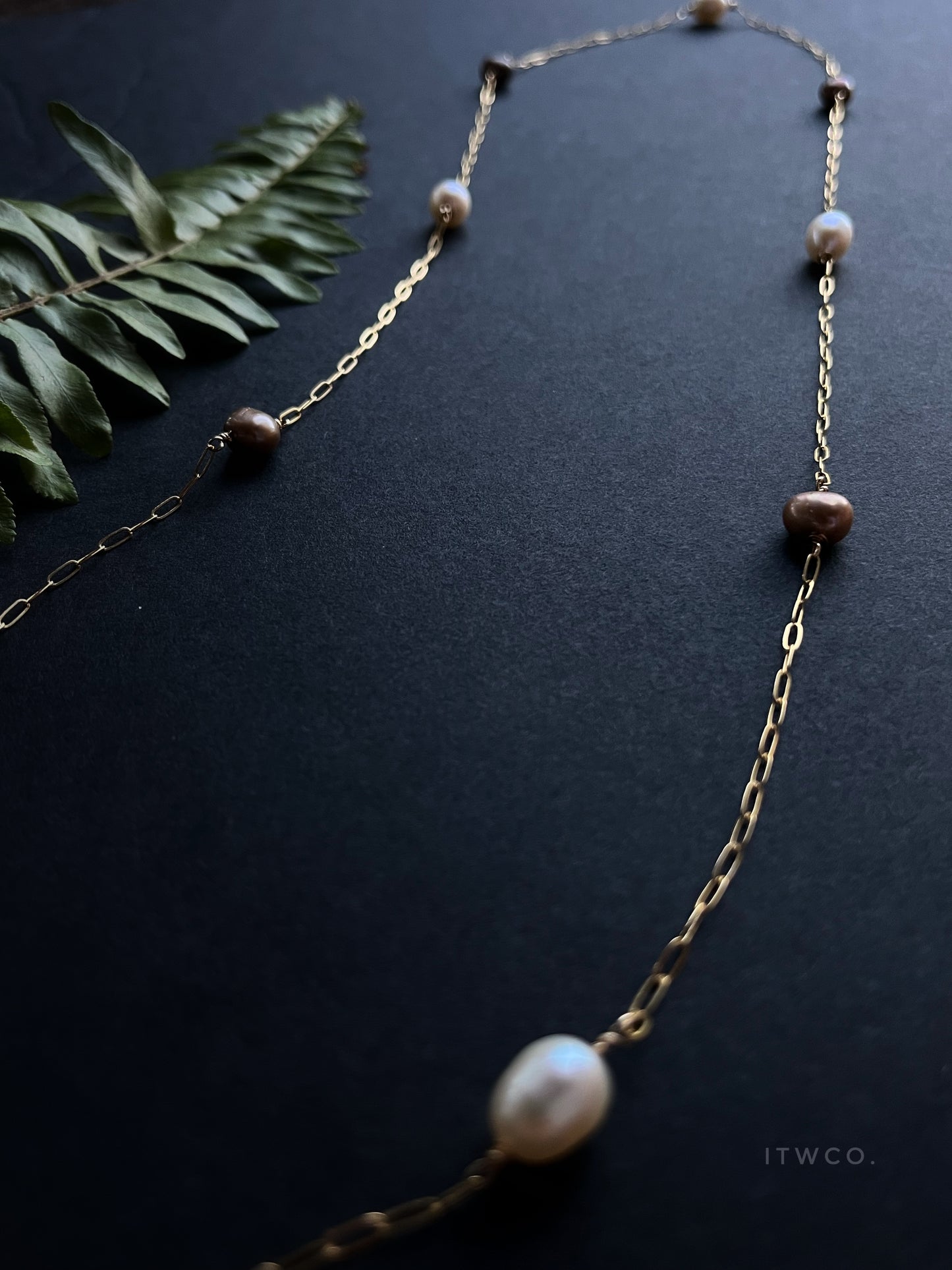 Long Pearl Necklace