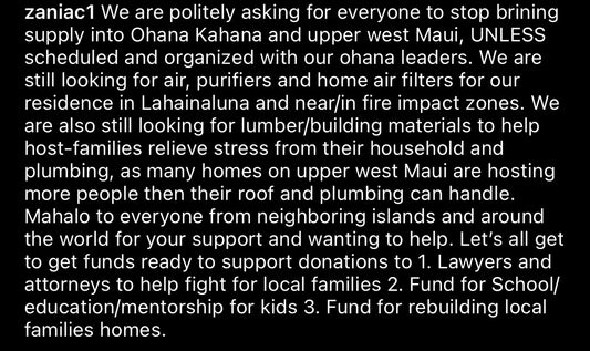 8/19/2023 Maui Update