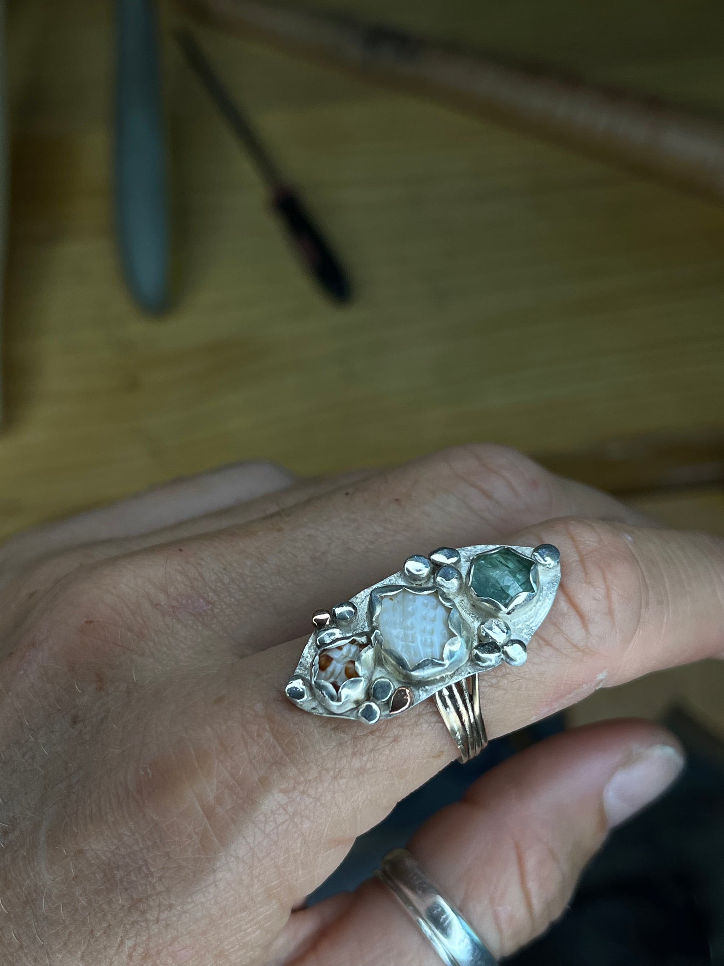 Coastal Christmas Statement Ring