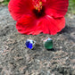 Hawaiian sea glass studs *rts