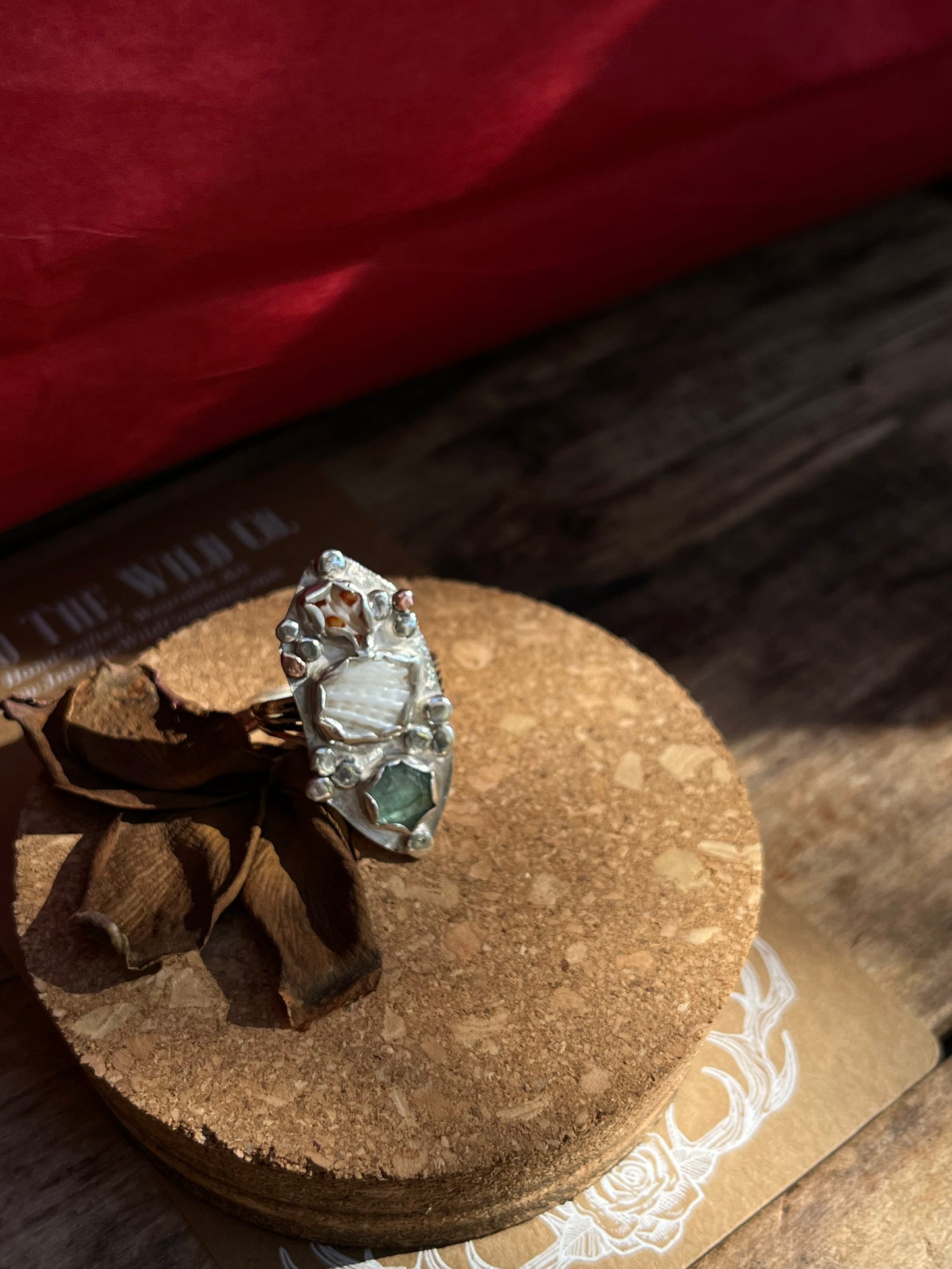 Coastal Christmas Statement Ring