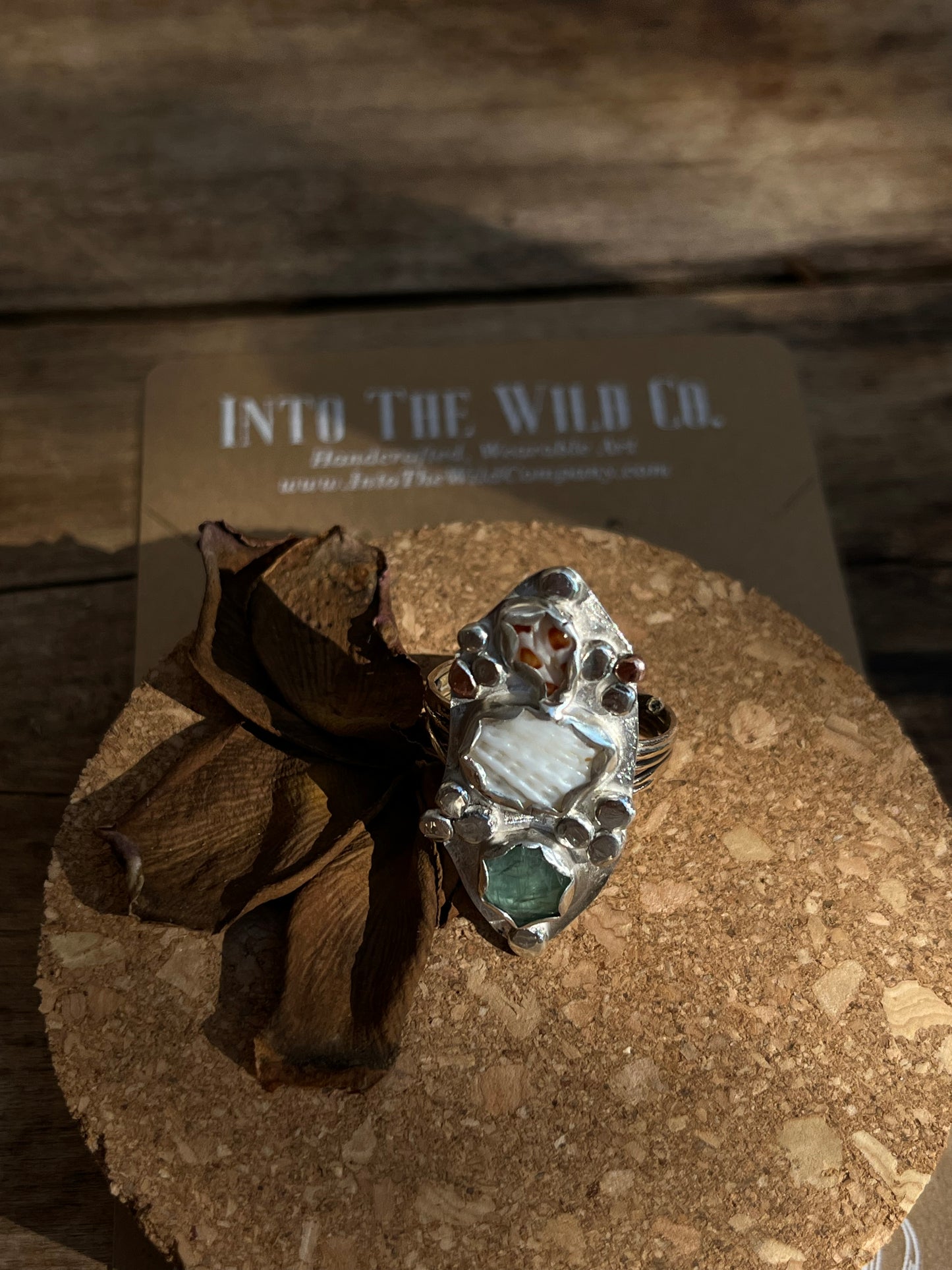 Coastal Christmas Statement Ring