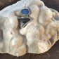 Shark tooth x sea glass pendant