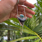 Hand Forged Shark Tooth & Turquoise Necklace