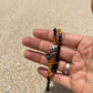 Amber x abalone Hawaiian cone shell bracelet