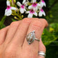 Honey Cowrie Mixed Metal Ring