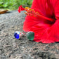 Hawaiian sea glass studs *rts