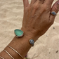 Bar Harbor, Maine Sea Glass Cuff