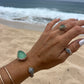 Bar Harbor, Maine Sea Glass Cuff