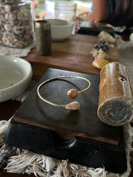 Hawaiian Flea Cone x Champagne Edison Wrap Cuff