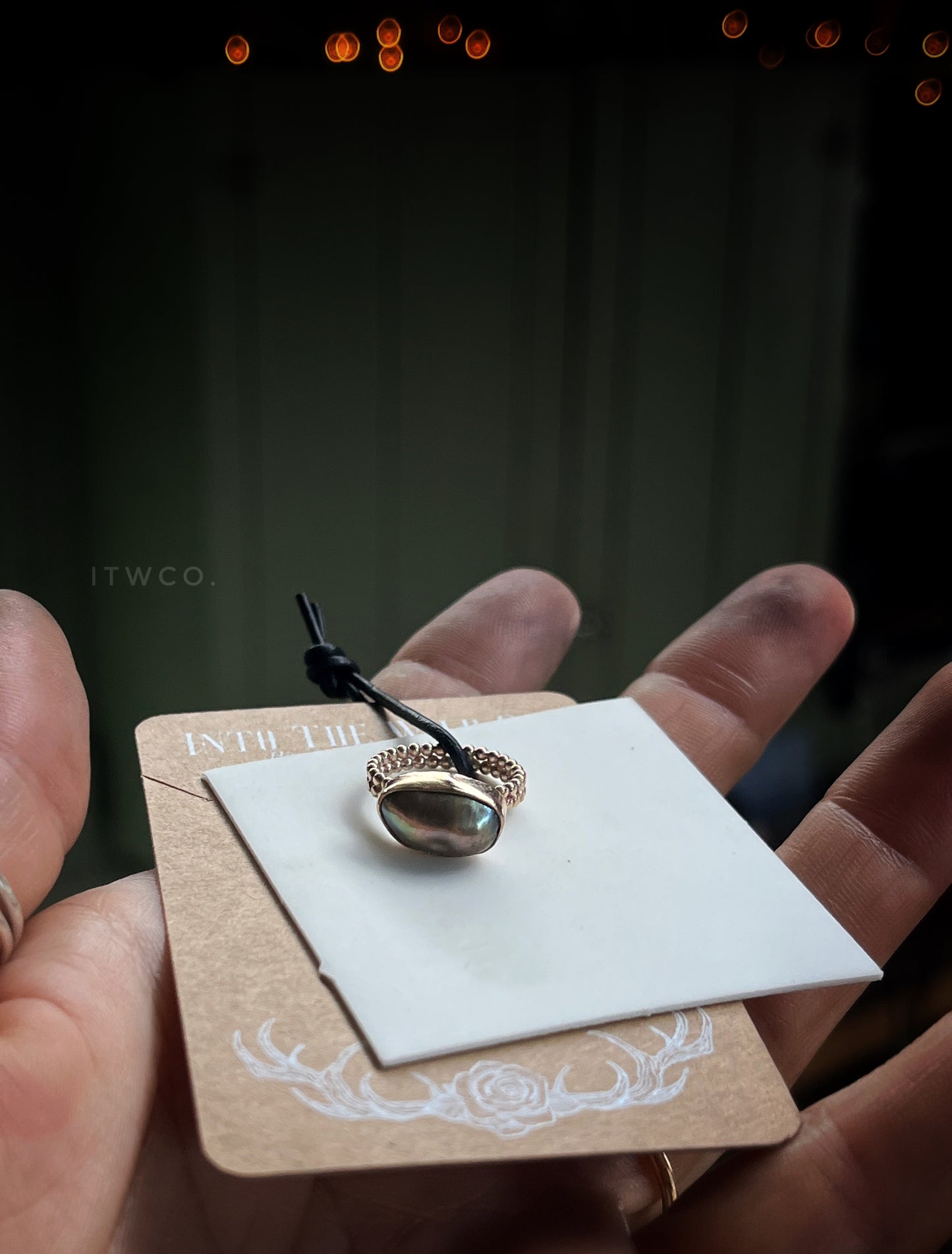 Tahitian Keshi Pearl Pinky / Midi Ring RTS