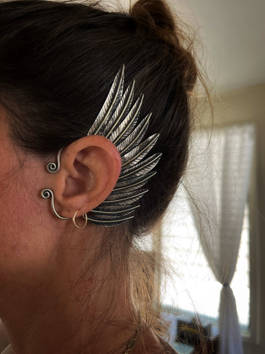 Feather Ear Cuff ✧ rts