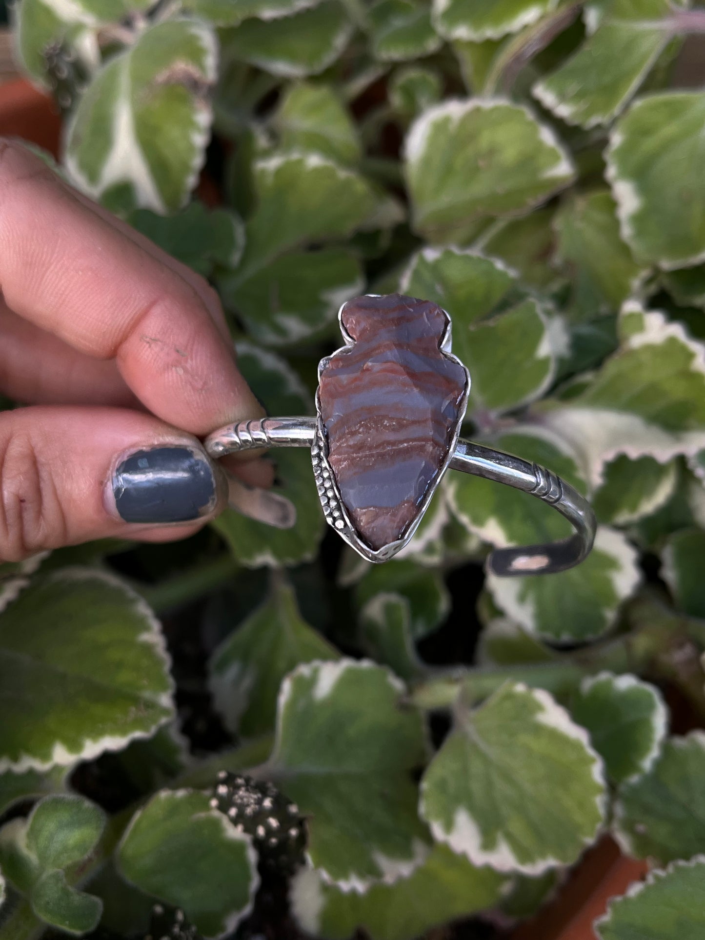 Hand-Forged Arrowhead Cuff Bracelet