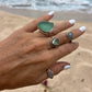 Bar Harbor, Maine Sea Glass Cuff