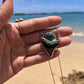Hand Forged Shark Tooth & Turquoise Necklace