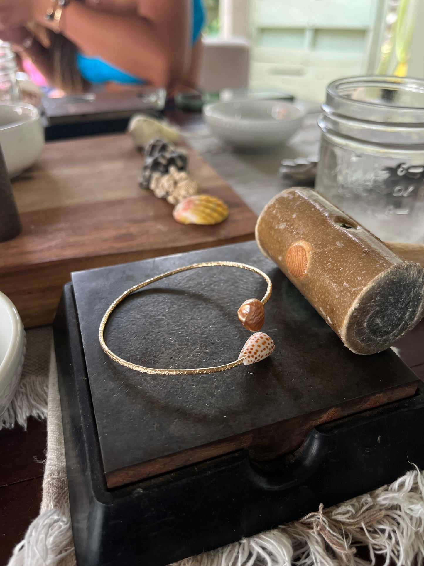 Hawaiian Flea Cone x Champagne Edison Wrap Cuff