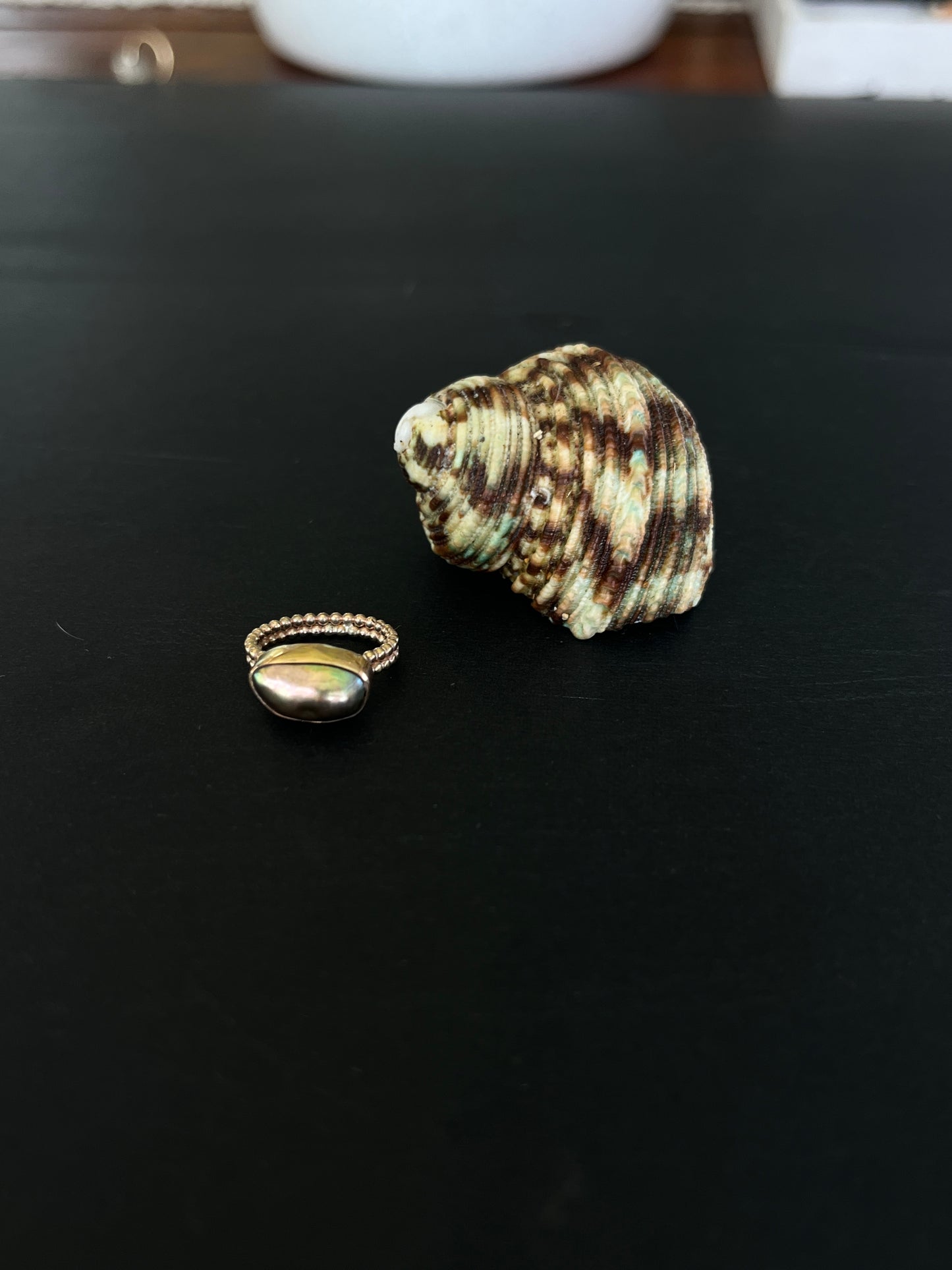 Tahitian Keshi Pearl Pinky / Midi Ring RTS