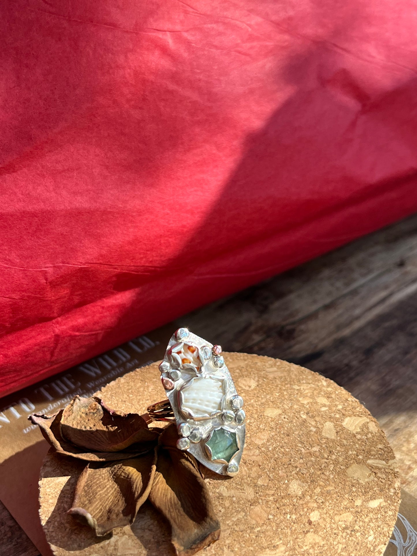 Coastal Christmas Statement Ring