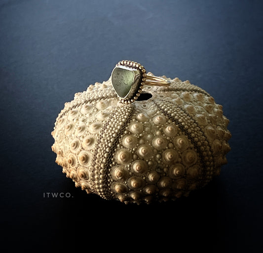Mixed Metal Mermaid Tear Ring
