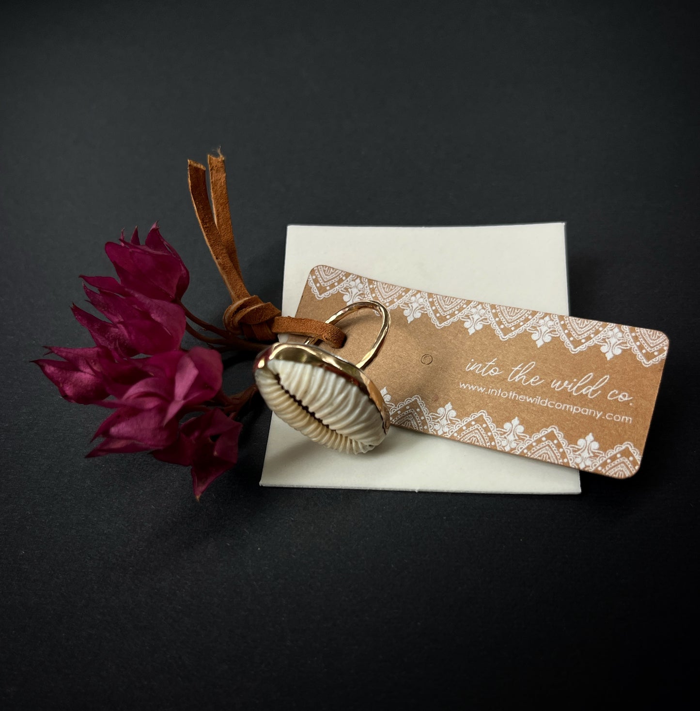 Granulated Cowrie Ring RTS