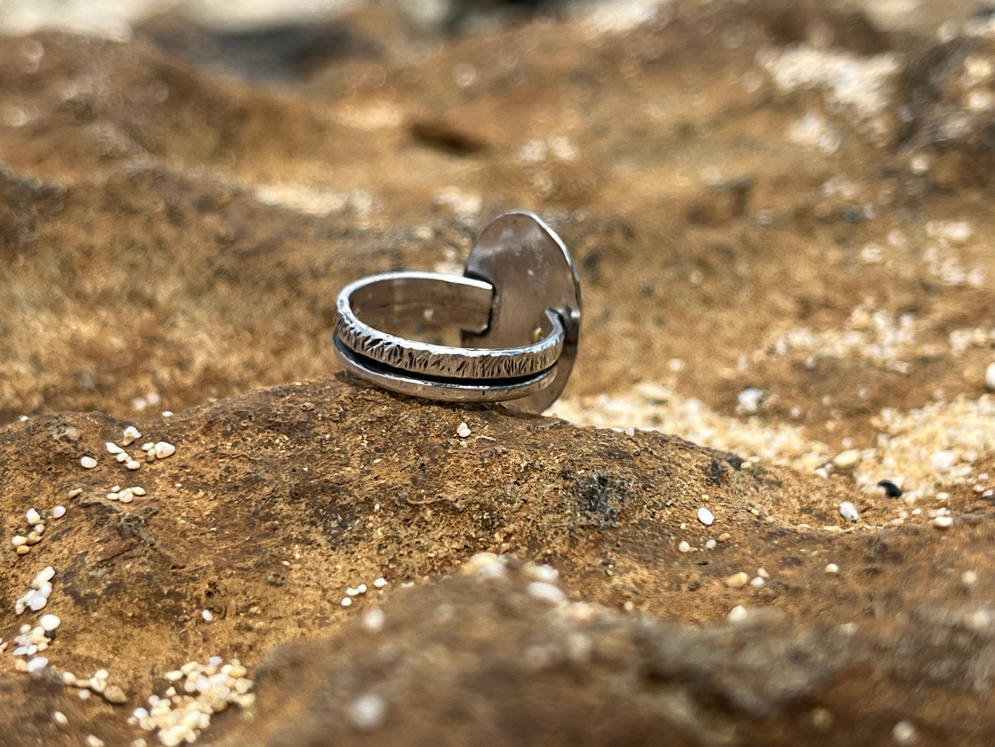 Periwinkle Hawaiian Mermaid Tear Ring 2