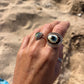 Mavericks Beach Art Deco Statement Ring