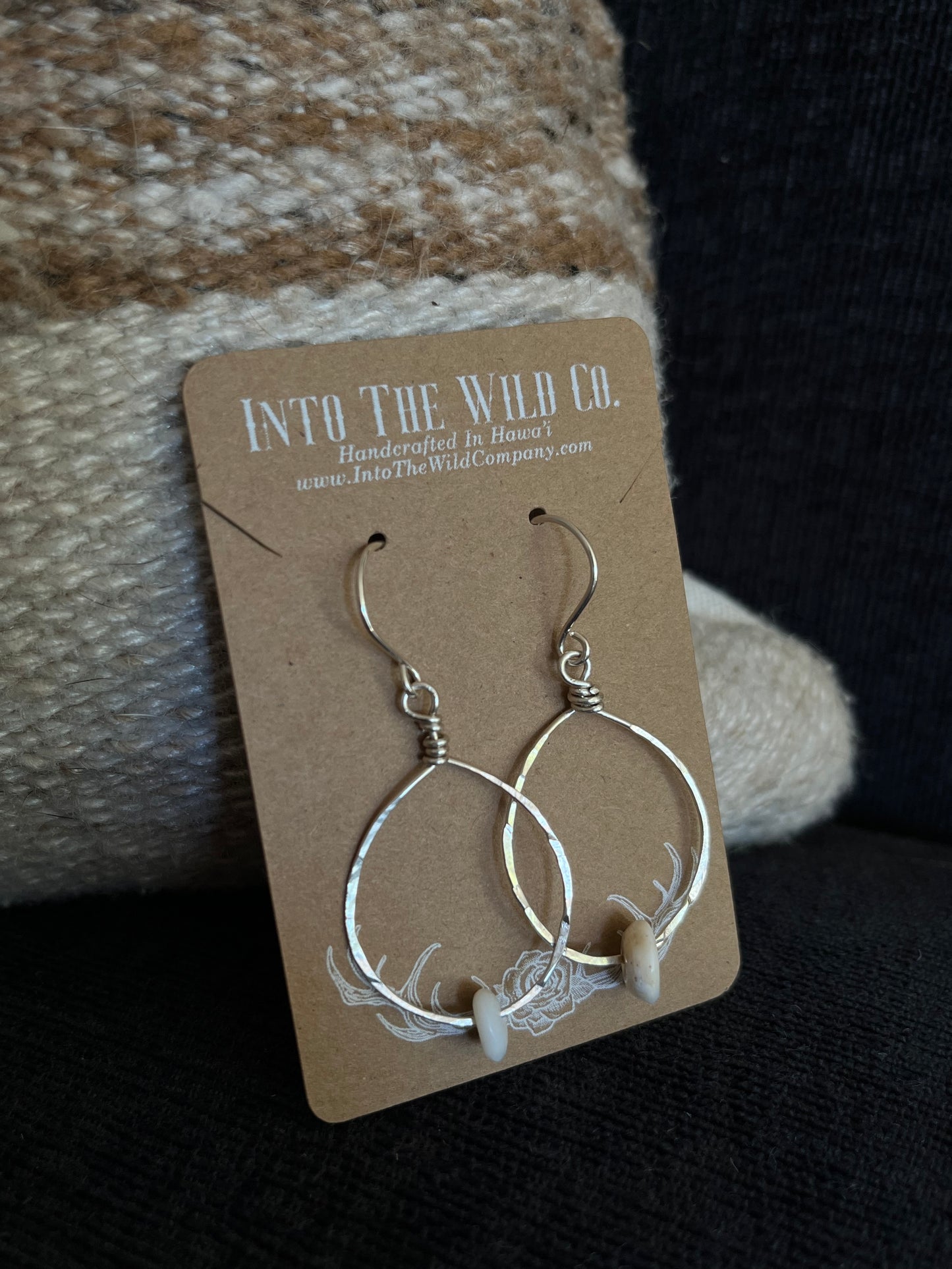 Woven Puka Hoops