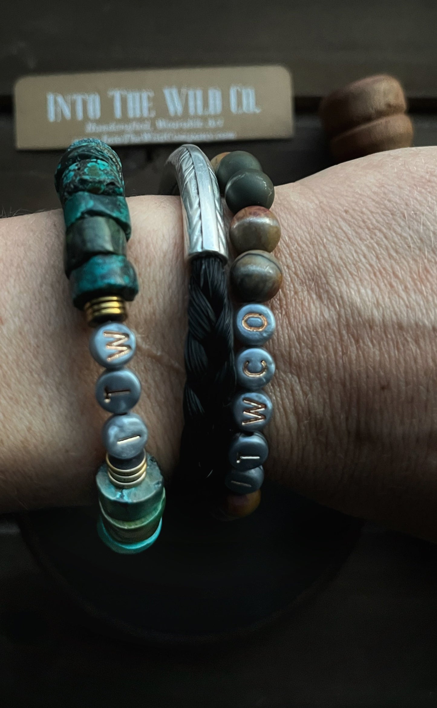 Horsehair Memento Greek Bangle