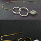 Tahitian keshi pearl threaders