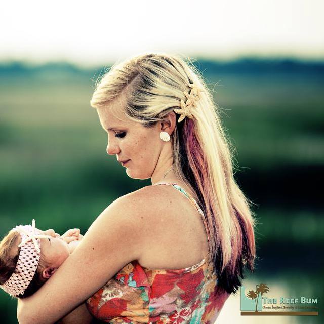 Starfish Stretch Baby Headband