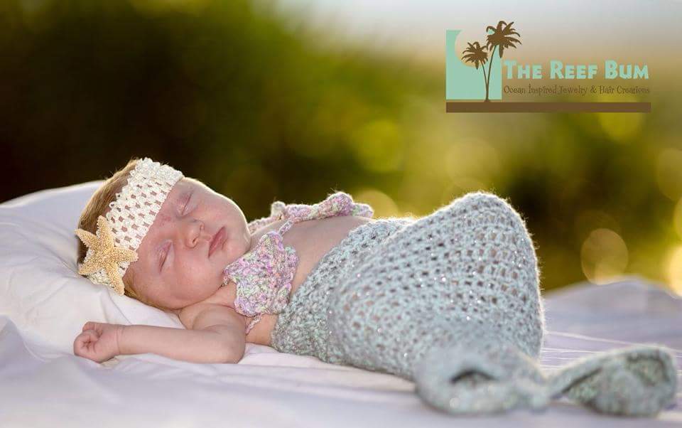 Starfish Stretch Baby Headband