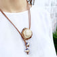 Whitetail Burr Lariat/Bolo Tie Necklace | Custom