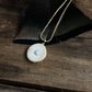 Signature Pearl Inlaid Antler Necklace | Box Chain