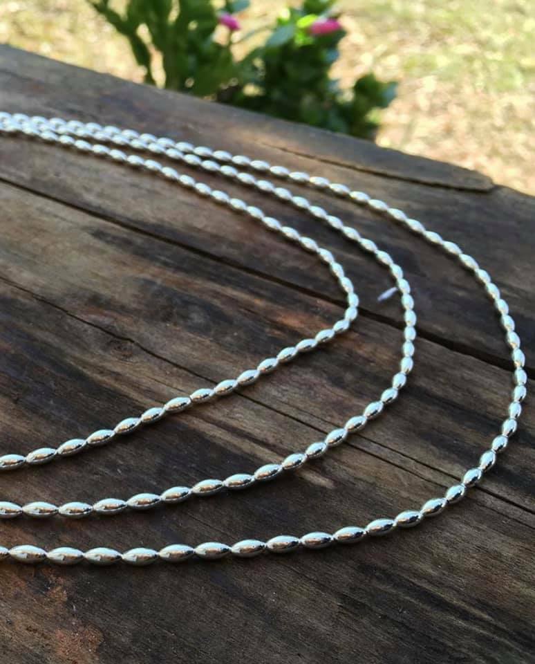 Charleston Rice Bead Necklace