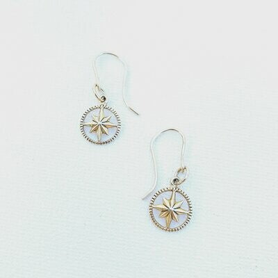 Compass Rose Earrings ♢ rts