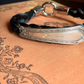 Custom Horsehair + Engraved Antique Sterling Spoon Bracelet