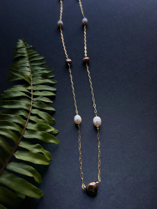 Long Pearl Necklace