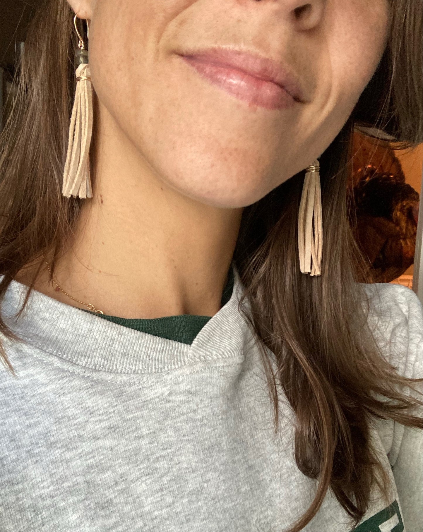 Won Smart Philly Leather Earrings